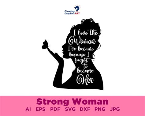 Women Empowerment Svg Strong Woman Svg Hustle Svg Girl Power