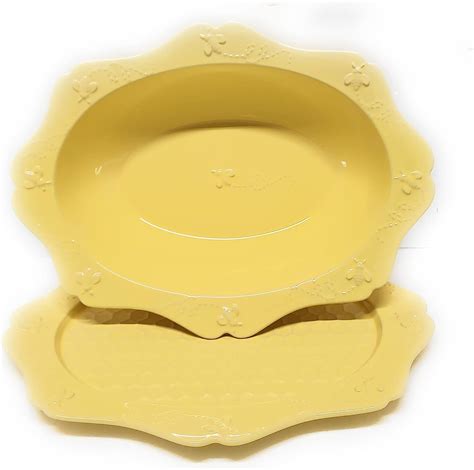 Amazon Temp Tations 3 Qt Oval Baker Lid It Tray Bee Lieve