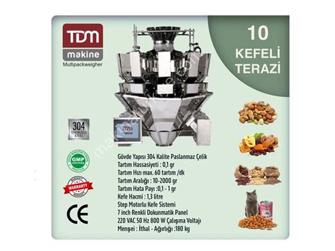 Kefeli Terazili Dolum Paketleme Makinas Tdm Tdm Mw