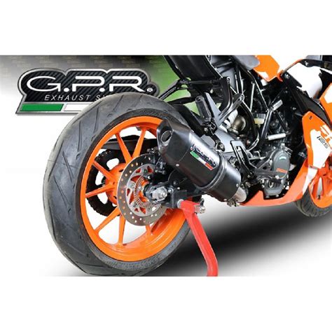 GPR E4 KTM 81 FNE4 Furore Evo4 Nero Slip On Exhaust For KTM RC 125