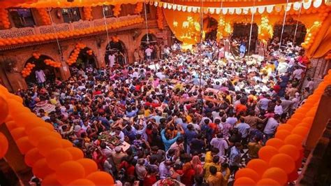 Krishna Janmashtami Celebrations In Banke Bihari Temple Vrindavan