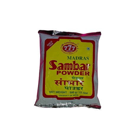 777 Madras Sambar Powder 500g Maharaja Store Online Desi Grocery