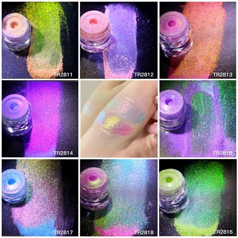 Duochrome Chameleon Eyeshadow Multi Dimensional Eye Looks Long Lasting