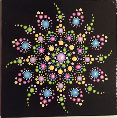 6x6 Dot Mandala Painting