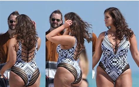 Ashley Graham Exibe Celulite Orgulho Em Clique Na Praia GQ Musa