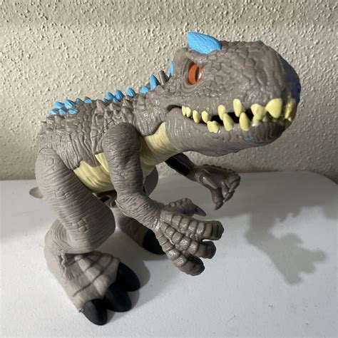 Imaginext Jurassic World Thrashing Indominus Rex Dinosaurs Action