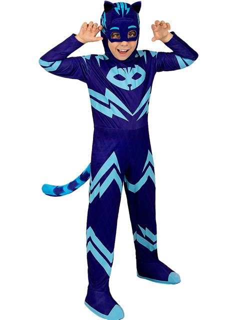 Costume Di Gattoboy Pj Masks Deluxe Per Bambini Funidelia