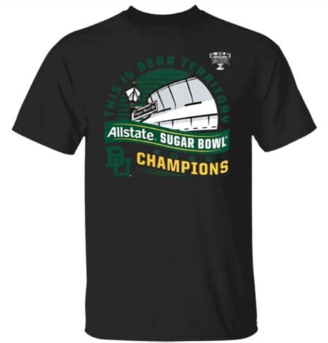 Baylor Bears Sugar Bowl Champions Captain 2022 T-Shirt in 2022 | Baylor ...