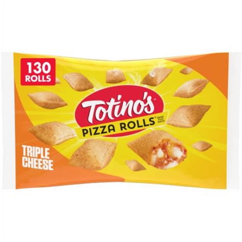 Totino S Pizza Rolls Triple Cheese Flavored Frozen Snacks 130 Ct 63 5 Oz Kroger