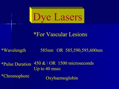 Pulsed Dye Laser In Dermatology