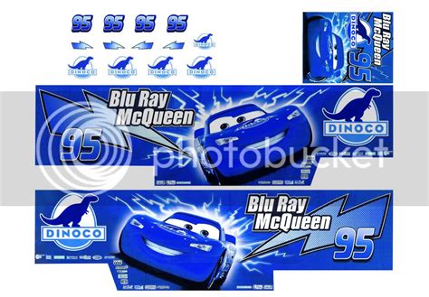 Blu Ray Mack Custom Decals - Disney Pixar Cars - The Toys