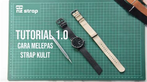 Cara Membuka Melepas Strap Tali Jam Tangan Kulit How To Remove Watch