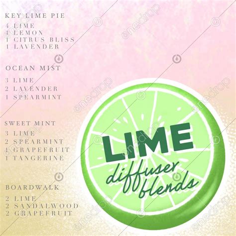 Lime Diffuser Blends By Christina Main