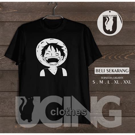 Jual Kaos Baju Luffy Laugh One Piece Kaos Anime Shopee Indonesia