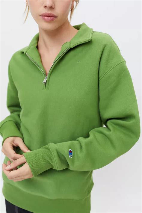 Champion Uo Exclusive Reverse Weave Quarter Zip Sweatshirt Urban