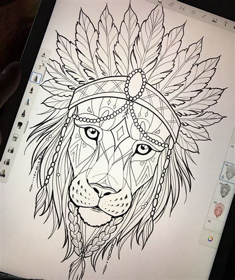 100 Mais Desenhos Tumblr Stitch Imagens Para Colorir Lion Tattoo