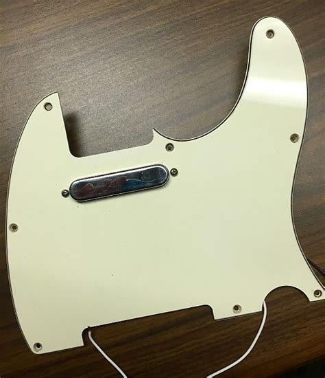 Fender Telecaster Loaded Pickguard 2001 Parchment Reverb