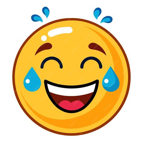 happy facial expression premium ai generated vector