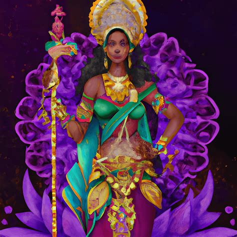 Oshun Goddess Digital Graphic · Creative Fabrica