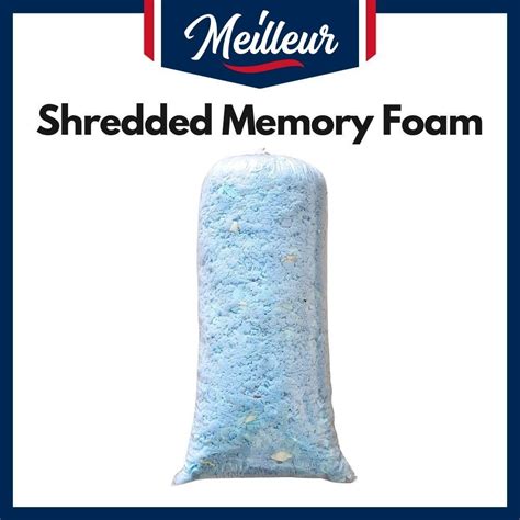 Meilleur A1 Xtreme Comforts Bean Bag Filler With Shredded Memory Foam For Pillow Stuffing And More