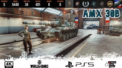 World Of Tanks Conesole Ps Amx B Destroyed Damage Assisted