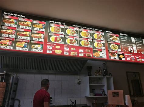 Menu Au Ada D Lices Fast Food La Loupe