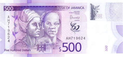 Bancnota Jamaica Dolari P Unc Comemorativa Polimer