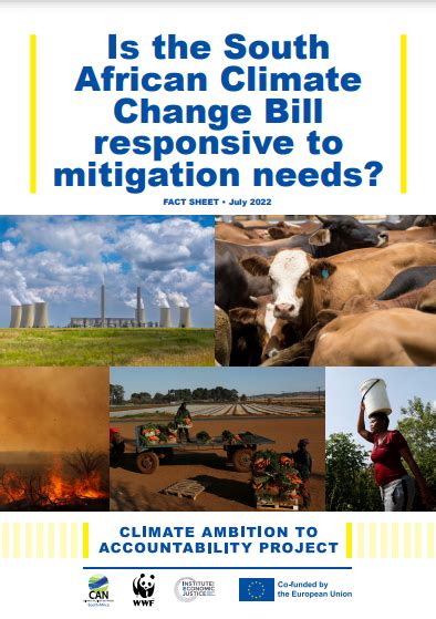 Factsheet Is The South African Climate Change Bill Responsive To