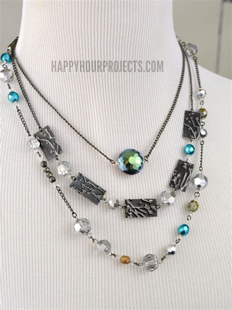 Boho Layered Necklace 3.2 - Happy Hour Projects