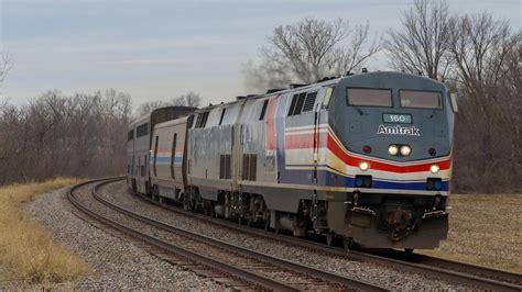 Phase III Pepsi Can Unit Leads Amtrak 6 With Private Car Near