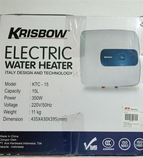 Water Heater Krisbow Elektronik Lainnya Di Carousell