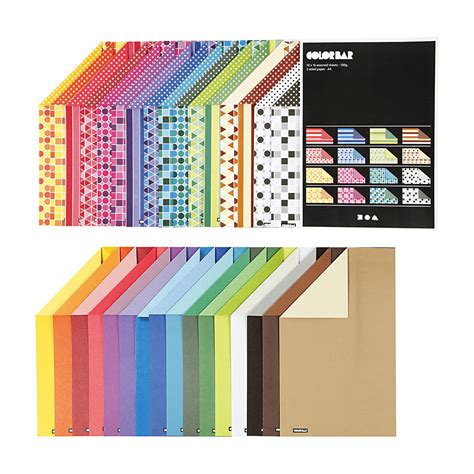 Color Bar Rivekartong A4 Ark 210x297 Mm 250 G Ass Farger 32x10 Ark 1 Pk Ritohobby No