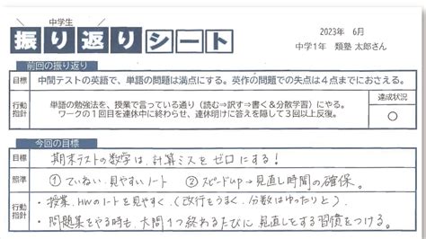 主体性を育てる『振り返り』 類塾 大阪・奈良の学習塾