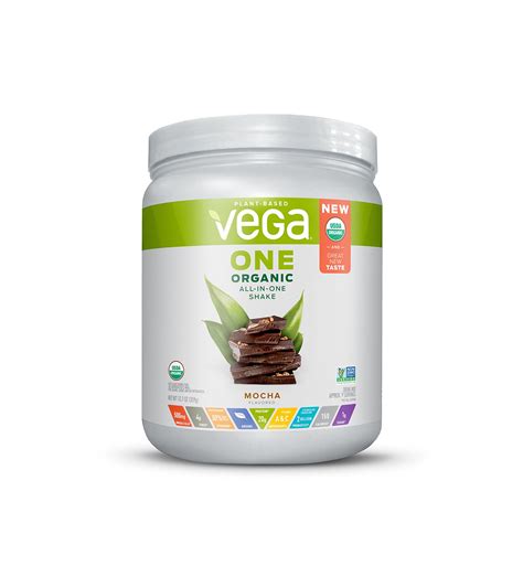 Vega One Organic All In One Shake Berry 9 Servings 12 1 Oz Plant Based Vegan