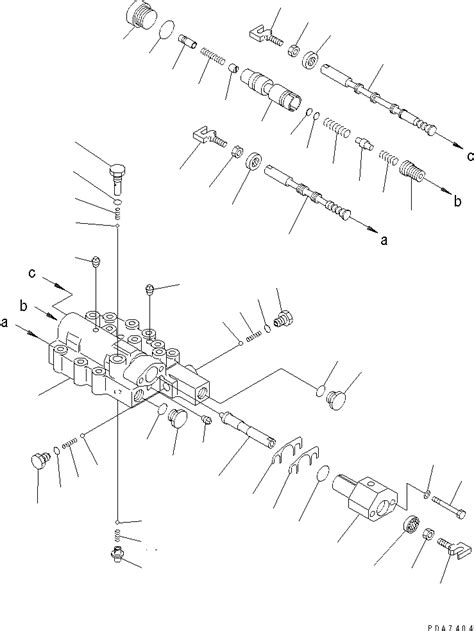 124 15 01100 Komatsu VALVE ASS Y SHIFT