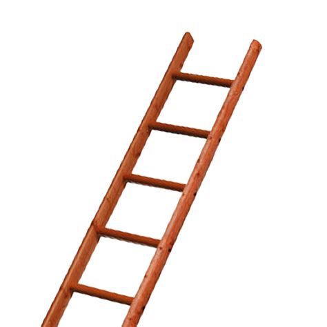 Dapetz Timber Pole Ladder 15 Rung Ladder 4m Skill Diy