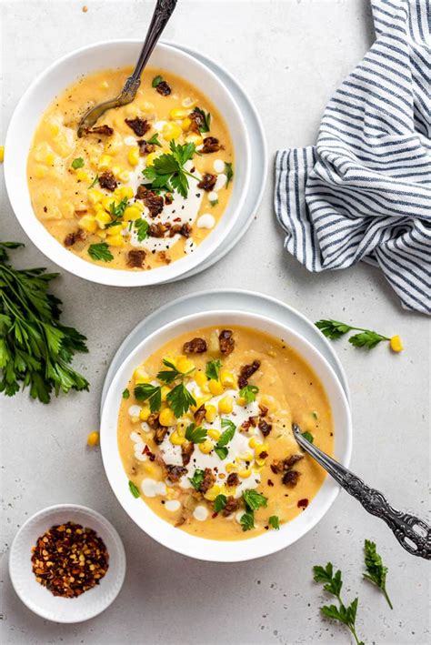 Vegan Corn Chowder With Cashew Cream Simply Quinoa