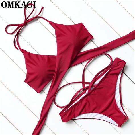 Buy Omkagi Brazilian Bikini 2018 Swimwear Women