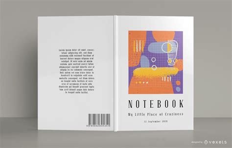 Abstract Notebook Cover Design Vector Download