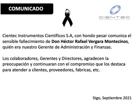 Sensible Fallecimiento Cientec