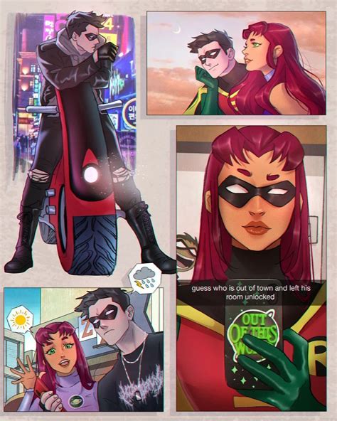 Dickkory Teen Titans Fanart Original Teen Titans Nightwing And Starfire