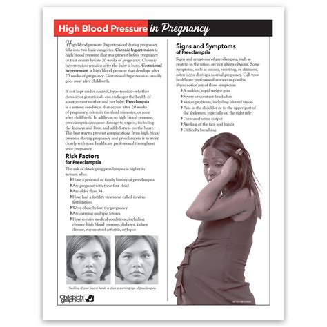 High Blood Pressure In Pregnancy Handout