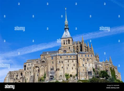 Mont Saint Michel View In The North Of France Stock Photo Alamy