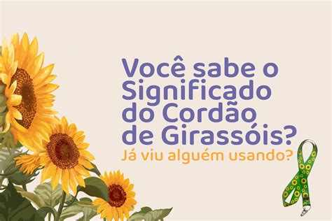 Cord O De Girass Is Um S Mbolo De Solidariedade Portal Da Epilepsia