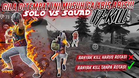 SOLO VS SQUAD TURUN DITEMPAT INI MUSUH GA ABIS ABIS COG SAMPE WAR