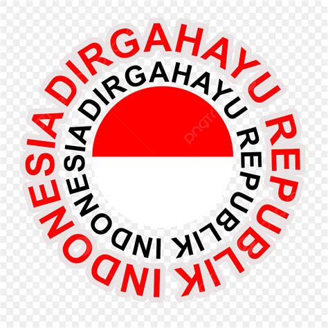 Dirgahayu Republik Indonesia Merah Putih Local Lettering With