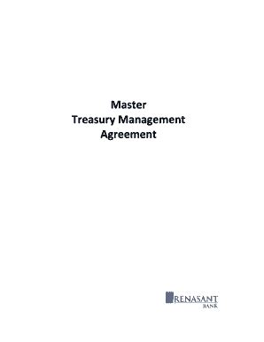 Fillable Online Treasury Management Terms And Conditions Renasant