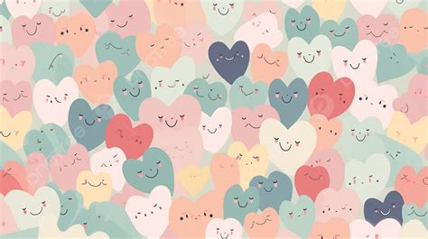 Happy Hearts Wallpaper Background Cute Backgrounds For Pictures Cute