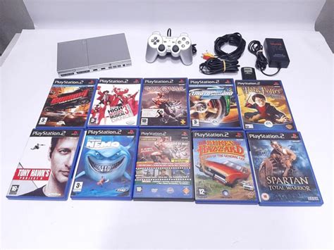 Sony Playstation 2 Silver Edition slim 75004 set - Console - Catawiki