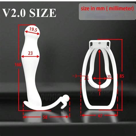 Actualizar El Cintur N De Castidad Con El Clip Para El Pene El Tap N Anal La Jaula De Castidad